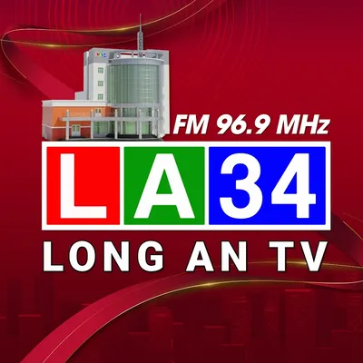 Logo for Long An TV - LA 34